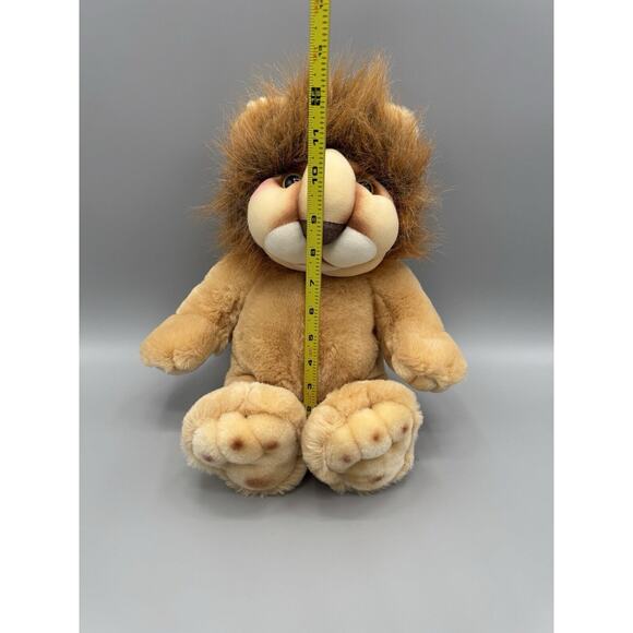 Vintage 1991 Dumplings 24k Polar Puff Lion Plush 14” Stuffed Animal - Picture 4 of 7